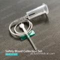 Conjunto de coleta de sangue de segurança de vacutainer